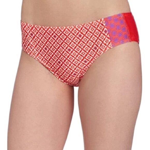 🔥🔥SALE🔥🔥ELLA MOSS Sun Tile Mixed Media Printed Brief Bikini Swim Bottoms NWT - Picture 2 of 5